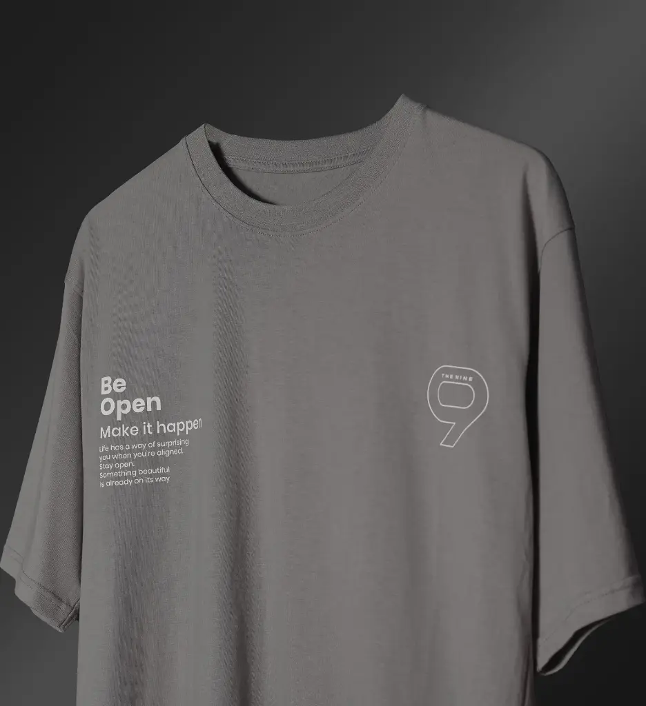 Grey Aesthetic Over-sized Tee